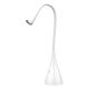 Jeff2, beltéri asztali, LED4W, H48cm, fehér