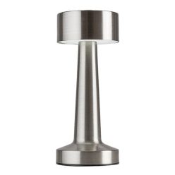 Senan, beltéri asztali, LED2,7W, H21cm,ezüst
