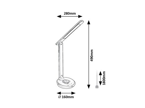 Jacey, beltéri asztali, LED6W, H49cm