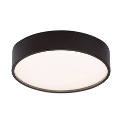 Larcia, beltéri mennyezeti LED18W, D28cm, fekete