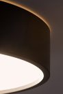 Larcia, beltéri mennyezeti LED18W, D28cm, fekete