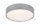 Larcia, beltéri mennyezeti LED18W, D28cm, ezüst
