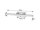 Turgon, beltéri pultmegvilágító LED20W, L63cm