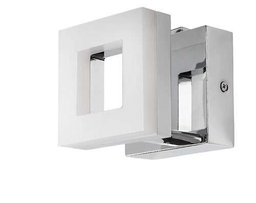 Blas, beltéri fali, LED5W, 9x9cm, króm
