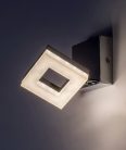 Blas, beltéri fali, LED5W, 9x9cm, króm