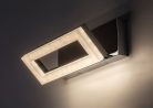 Blas, beltéri fali, LED15W, 27x9cm, króm