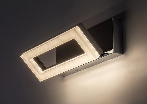 Blas, beltéri fali, LED15W, 27x9cm, króm