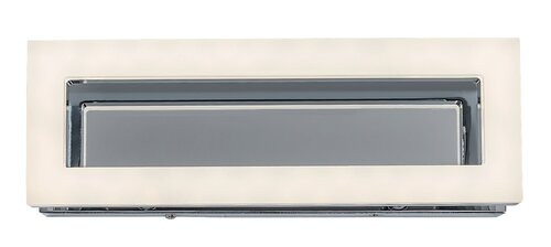 Blas, beltéri fali, LED15W, 27x9cm, króm