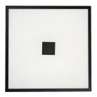 Zoya, beltéri mennyezeti LED24W, 40x40cm, fekete