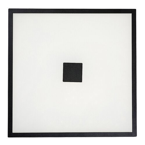 Zoya, beltéri mennyezeti LED24W, 40x40cm, fekete
