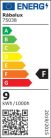 Nour, beltéri fürdőszobai fali, LED9W, L50cm