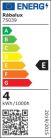 Levon, beltéri fali, LED4W, L20cm, króm