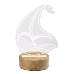 Akali, beltéri asztali, LED2W, H20,5cm, hajó