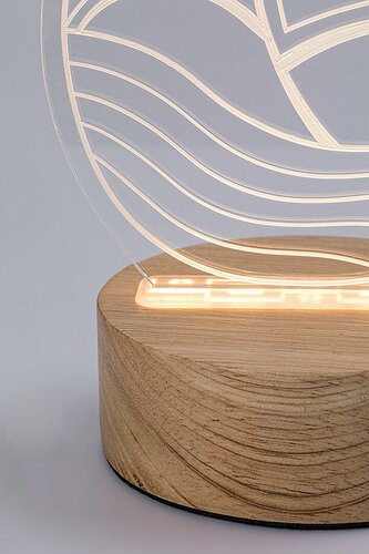Akali, beltéri asztali, LED2W, H20,5cm, hajó
