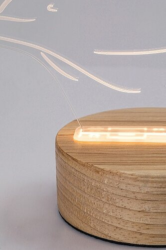Akali, beltéri asztali, LED2W,H20,5cm,delfin