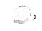 Pirit, beltéri asztali, LED1,2W, H13cm