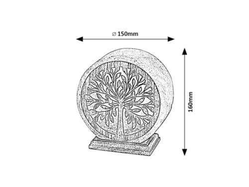 Igdrasil, beltéri asztali,E14 1xMAX15W,H16cm