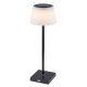 Taena, beltéri asztali, LED4W, H38cm, fekete
