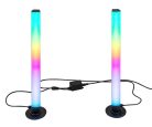 Paco, beltéri álló, LED5W, H38cm, fekete,RGB