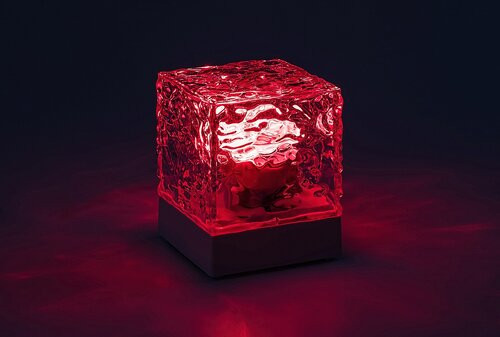 Cubiko, beltéri asztali dekor, LED1W, H9,5cm