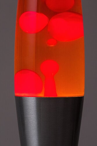 Lollipop3,lava lamp, LED25W, red-orange