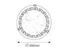 Etrusco menny D30,E27 60W bronz köröm