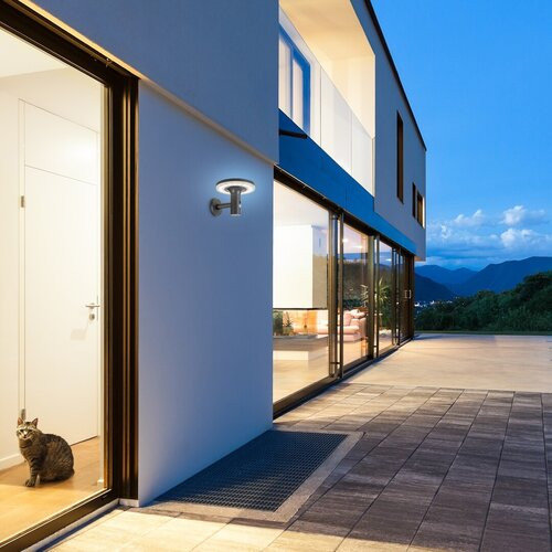 Alaska,outd.solar, wall, LED10W, H16,5cm