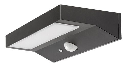 Korana, kültéri szolár. LED6W, L10cm, fekete