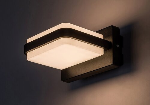 Gendt,kül.fali, LED12W, L12,5cm, fekete