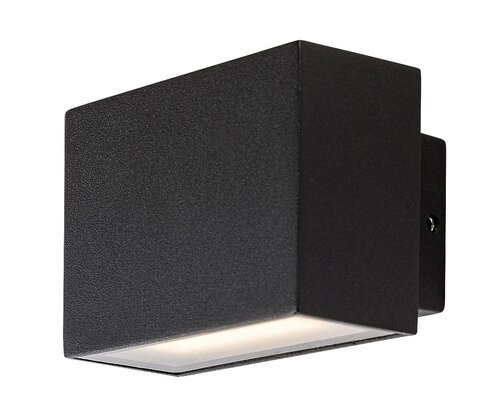 Mataro,kül.fali, LED7W, L9cm, fekete