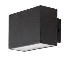 Mataro,kül.fali, LED7W, L9cm, fekete