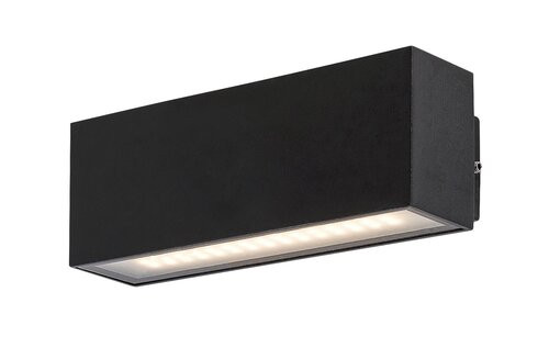 Mataro,kül.fali, LED10W, L18cm, fekete