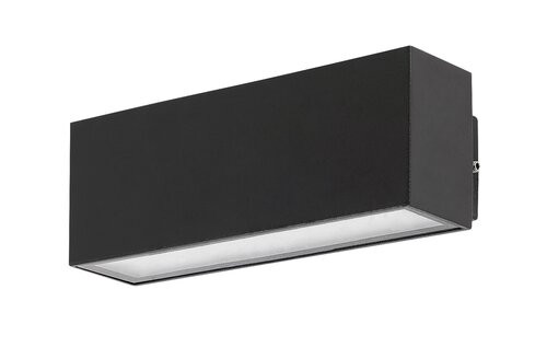 Mataro,kül.fali, LED10W, L18cm, fekete