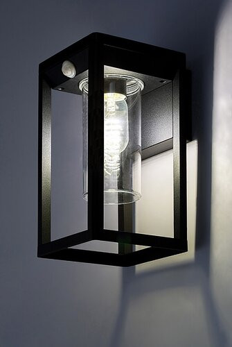 Zernest,kül.fali, E27 1xMAX15W, sensor