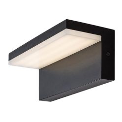 Zaragoza,kül.fali, LED10W, L21cm, fekete