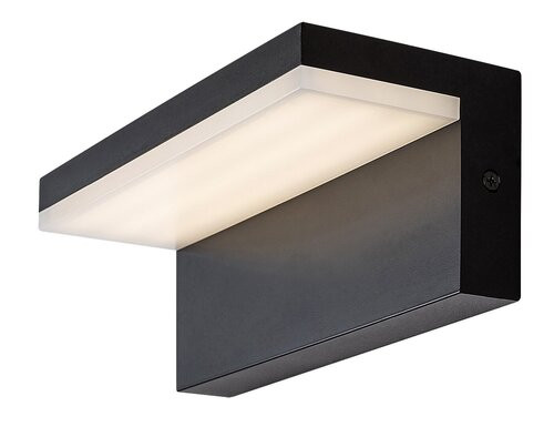 Zaragoza,kül.fali, LED10W, L21cm, fekete