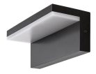Zaragoza,kül.fali, LED10W, L21cm, fekete