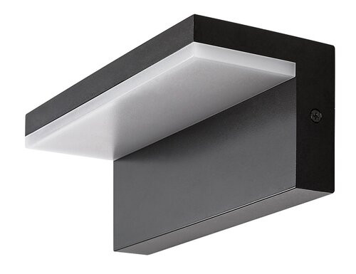 Zaragoza,kül.fali, LED10W, L21cm, fekete