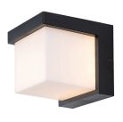 Andelle, kül.fali, LED10W, fekete, 11.5x11.5