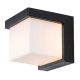 Andelle, kül.fali, LED10W, fekete, 11.5x11.5