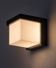 Andelle, kül.fali, LED10W, fekete, 11.5x11.5