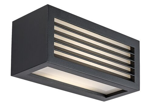 Lublin,kül.fali, LED10W, L25cm, rácsos