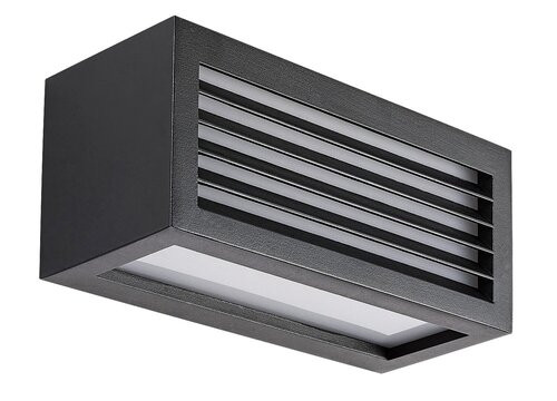 Lublin,kül.fali, LED10W, L25cm, rácsos
