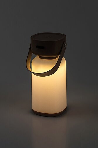 Funes,outd.table, LED3W, H19cm, brown