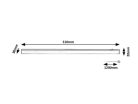 Greg, beltéri pultmegvilágító LED4W, L31cm, fekete