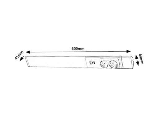 Bilal, beltéri éjszakai fény, 18W, L60cm