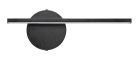 Sabira, beltéri fali, LED6W, L33cm, fekete