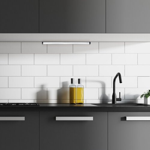 Lendva, beltéri pultmegvilágító LED5W, L50cm, ezüst