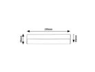 Band2, beltéri pultmegvilágító LED7W, L27cm, fekete