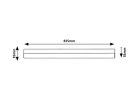 Band2, beltéri pultmegvilágító LED20W,L83,5cm,fehér